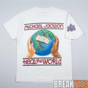 Vintage 1993 Michael Jackson Heal The World Super Bowl XXVII Halftime Show Shirt