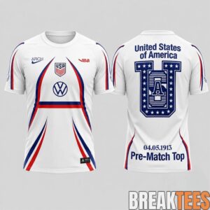 Virgil Abloh Team USA Pre Match Kit Jersey Shirt 1