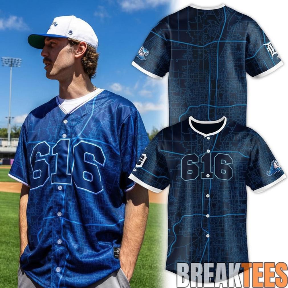 West Michigan Whitecaps 616 Night 2026 Custom Baseball Jersey West Michigan Whitecaps 616 Night 2026 Custom Baseball Jersey