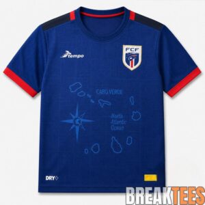 World Cup 2026 Cape Verde Mascot Football Jersey 3 World Cup 2026 Cape Verde Mascot Football Jersey 3