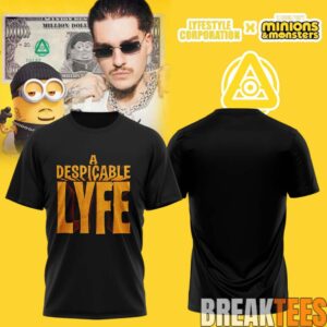 YEAT Lifestyle Corporation x Minions Monster Black Tee 1