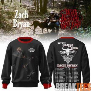 Zach Bryan With Heaven On Tour 2026 Sweatshirt 1
