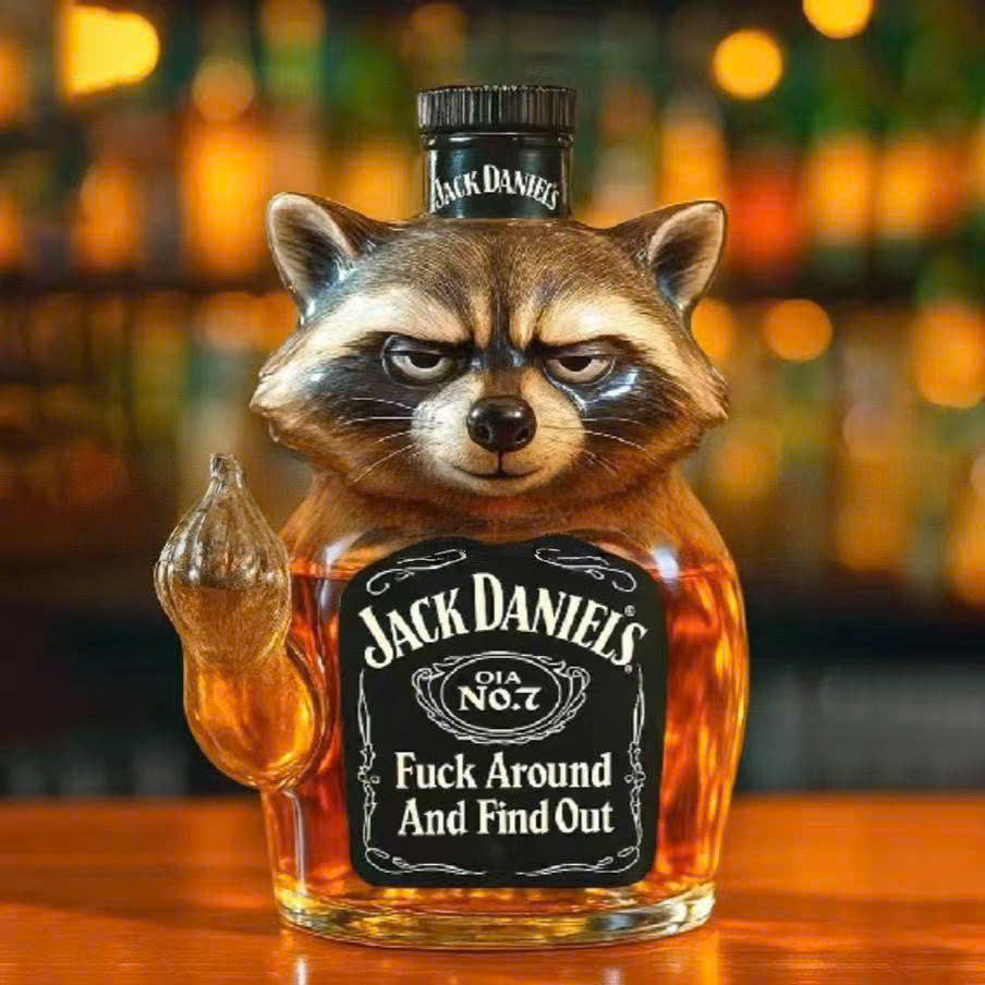 🦝 Wild West Whiskey Raccoon Limited Edition Whiskey Bottle 🦝 Wild West Whiskey Raccoon Limited Edition Whiskey Bottle