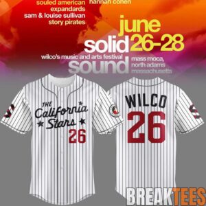 2026 Solid Sound Festival 🎶✨Baseball Jersey