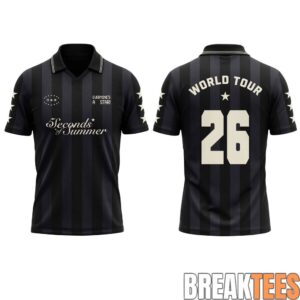 5 Seconds of Summer – EVERYONE’S A STAR! World Tour 2026 Polo Shirt 1