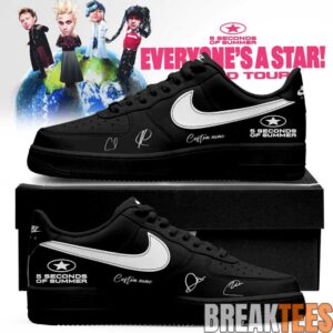 5 Seconds of Summer Everyone’s a Star! World Tour 2026 Signature Custom AF1 Shoes