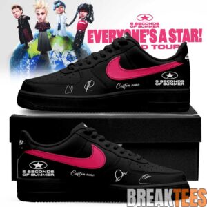 5 Seconds of Summer Everyone’s a Star! World Tour 2026 Signature Custom AF1 Shoes 1