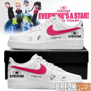 5 Seconds of Summer Everyone’s a Star! World Tour 2026 Signature Custom AF1 Shoes 2
