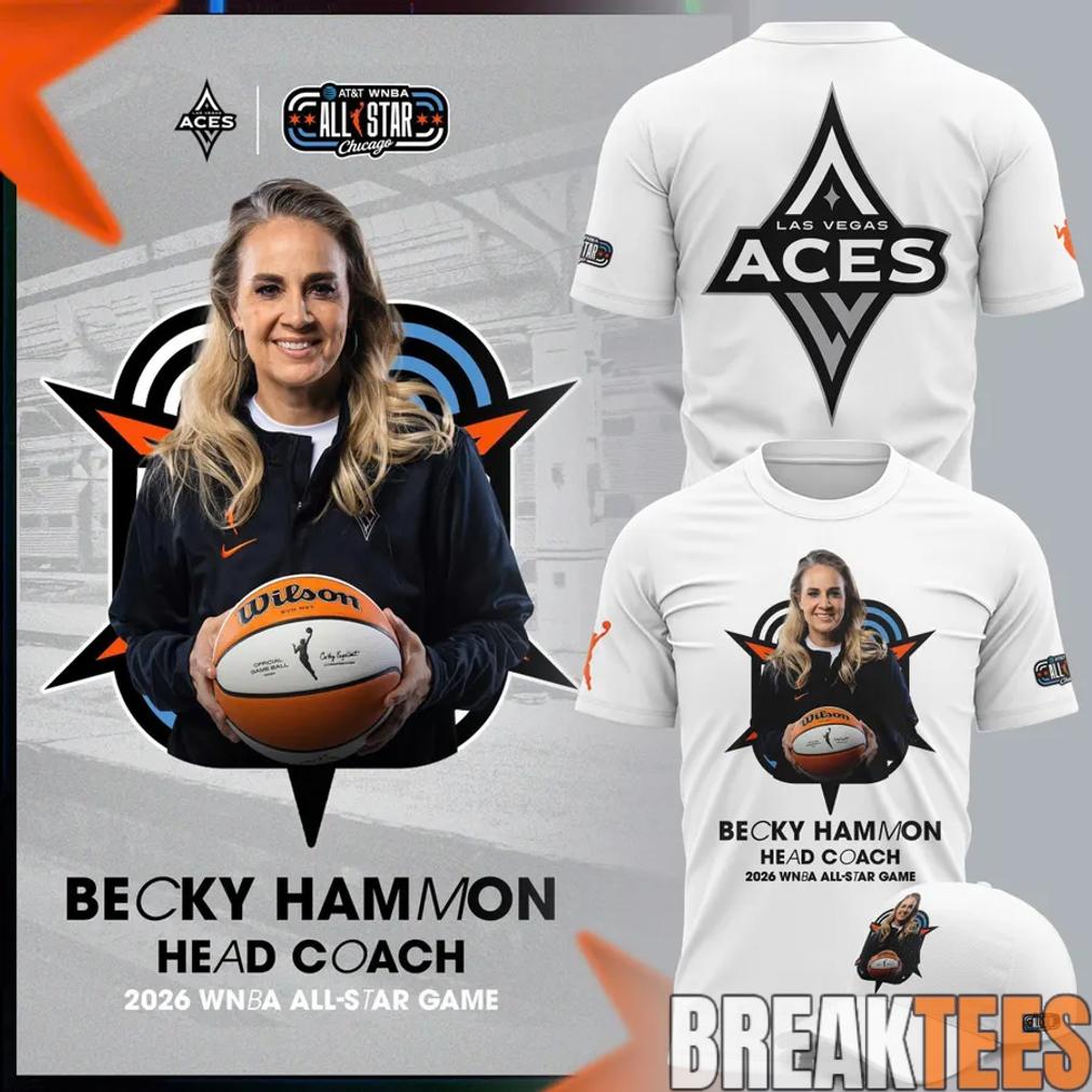 Las Vegas Aces Becky Hammon 2026 WNBA All-Star Coach Shirt Las Vegas Aces Becky Hammon 2026 WNBA All-Star Coach Shirt