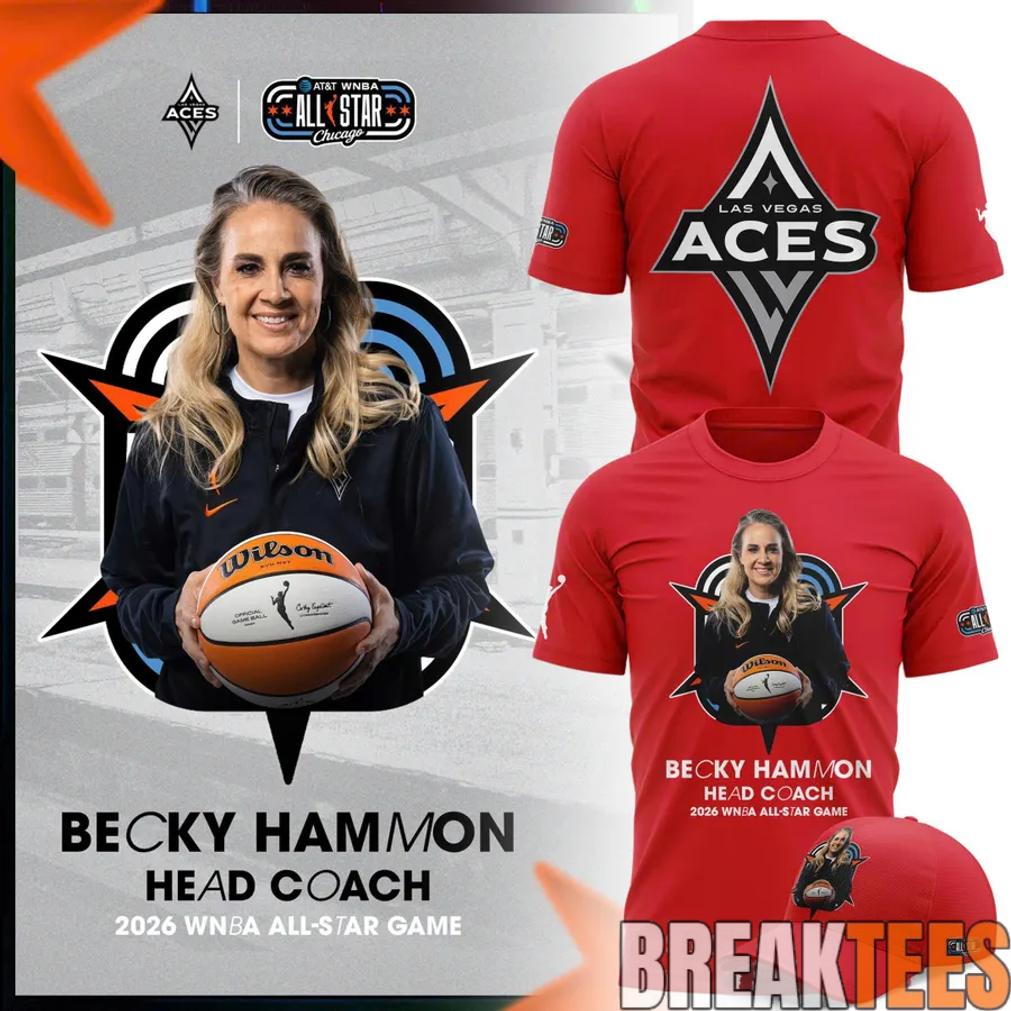 Las Vegas Aces Becky Hammon 2026 WNBA All-Star Coach Shirt Las Vegas Aces Becky Hammon 2026 WNBA All-Star Coach Shirt