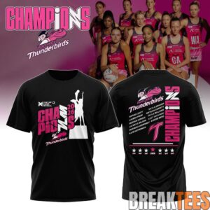 Adelaide Thunderbirds Champions Suncorp Super Netball 2026 Limited Edition Shirt
