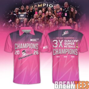 Adelaide Thunderbirds Champions Women’s 2026 Special Polo For Fans