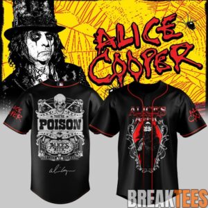 Alice Cooper “Alice’s Attic Tour” 2026 Baseball Jersey