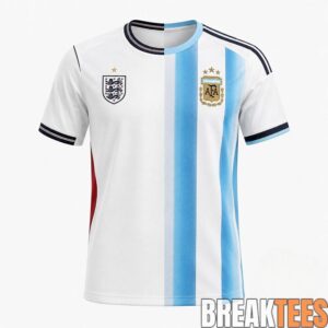 Argentina vs England FIFA World Cup 2026 Split Custom Soccer Jersey – Gift For Fans