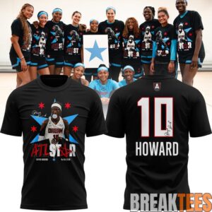 Atlanta Dream Rhyne Howard 2026 ATL STAR Black Shirt 1