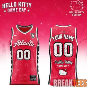 Atlanta Dream x Hello Kitty Game Day 2026 Custom Basketball Jersey