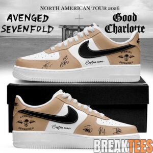 Avenged Sevenfold North American Tour 2026 Signature Custom Air Force 1 Shoes 5