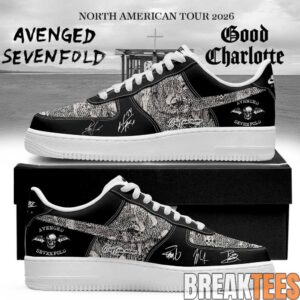 Avenged Sevenfold North American Tour 2026 Signature Custom Air Force 1 Shoes 6