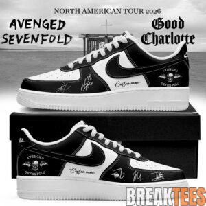 Avenged Sevenfold North American Tour 2026 Signature Custom Air Force 1 Shoes 8