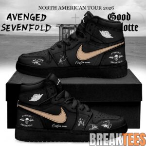 Avenged Sevenfold North American Tour 2026 Signature Custom Air Jordan 1 Shoes