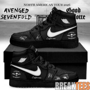 Avenged Sevenfold North American Tour 2026 Signature Custom Air Jordan 1 Shoes 1