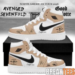 Avenged Sevenfold North American Tour 2026 Signature Custom Air Jordan 1 Shoes 5