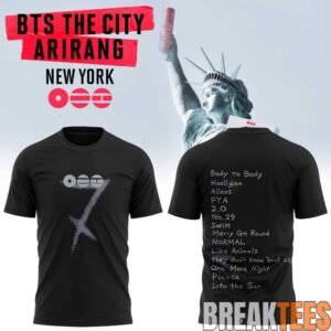 BTS Arirang The City in New York Shirt Black