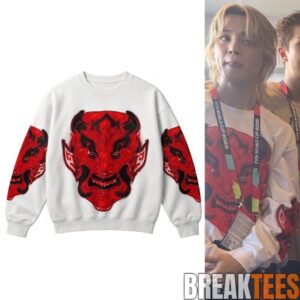 BTS Jimin At FIFA World Cup 2026 Red Devil Sweatshirt