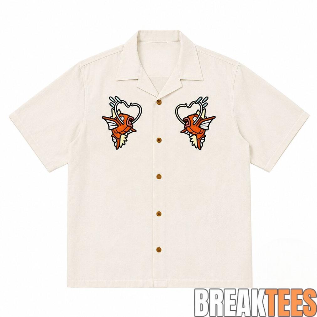 BTS Jin World Tour Arirang London Magikarp Pokemon Hawaiian Shirt BTS Jin World Tour Arirang London Magikarp Pokemon Hawaiian Shirt
