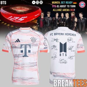 BTS x FC Bayern München Limited Edition Soccer Jersey 1