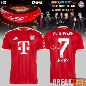 BTS x FC Bayern München Special Soccer Jersey 5