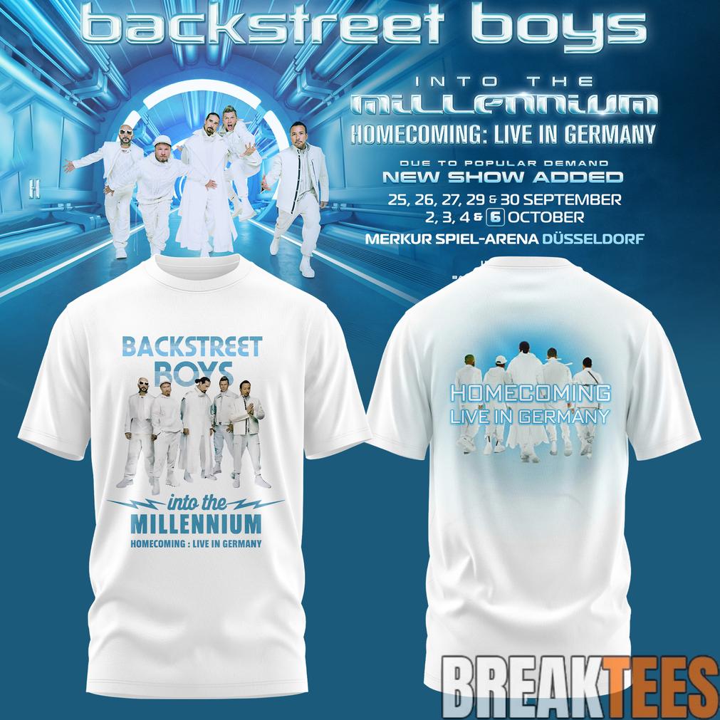 Backstreet Boys Into The Millennium – Homecoming Live in Germany Limited Shirt Backstreet Boys Into The Millennium – Homecoming Live in Germany Limited Shirt