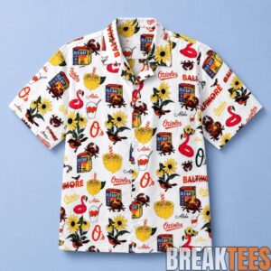 Baltimore Orioles Birdland Hawaiian Shirt