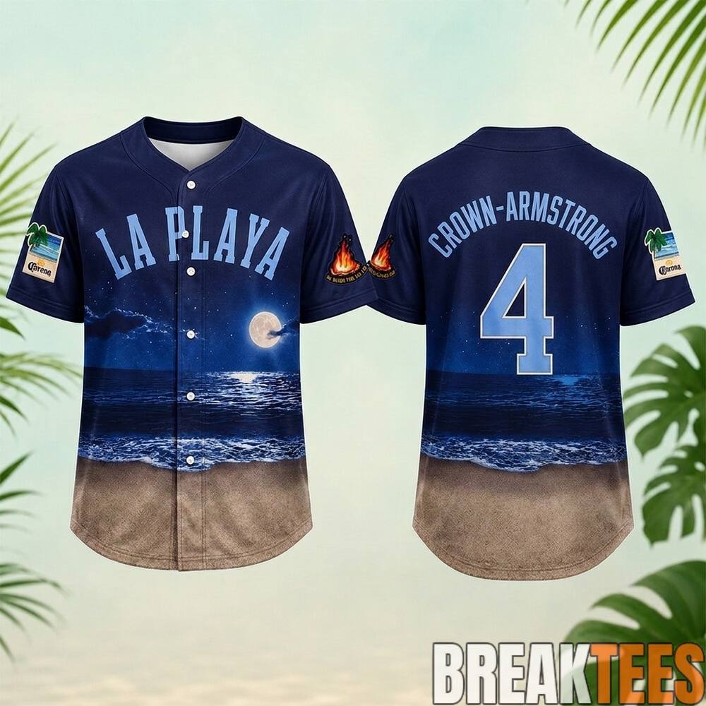 Beach Connect Series Crow-Armstrong La Playa Baseball Jersey Beach Connect Series Crow-Armstrong La Playa Baseball Jersey