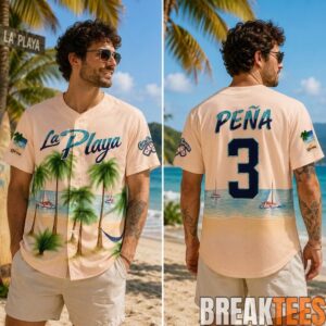 Beach Connect Series Jeremy Pena La Playa Baseball Jersey