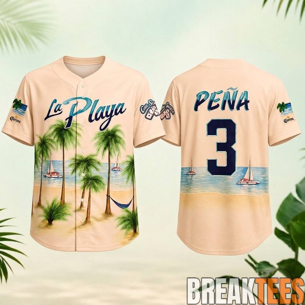 Beach Connect Series Jeremy Pena La Playa Baseball Jersey Beach Connect Series Jeremy Pena La Playa Baseball Jersey
