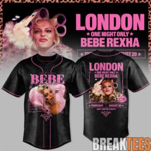 Bebe Rexha UK Tour At London Baseball Jersey