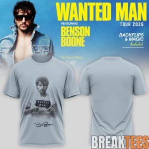 Benson Boone Wanted Man signed 2D Shirt 1