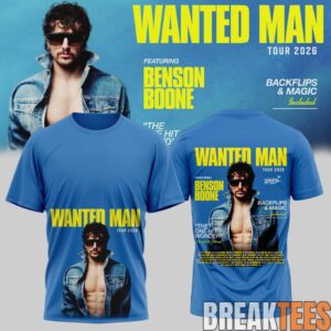 Benson Boone Wanted Man signed 3D Shirt 2