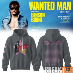 Benson Boone Wanted Man signed Hoodie