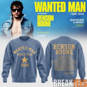 Benson Boone Wanted Man signed Sweatshirt