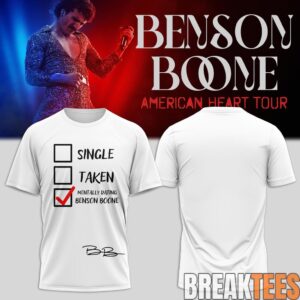 Benson Boone’s American Heart World Tour 2D Shirt 2