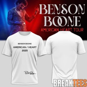 Benson Boone’s American Heart World Tour 2D Shirt 3