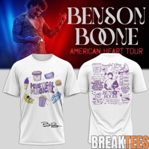 Benson Boone’s American Heart World Tour Shirt 1