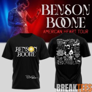 Benson Boone’s American Heart World Tour Shirt 2