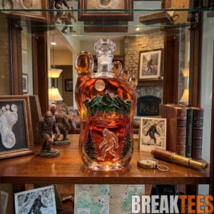 Bigfoot Wilderness Foot-shaped Whiskey Bottle