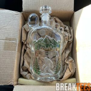 Bigfoot Wilderness Foot-shaped Whiskey Bottle 3