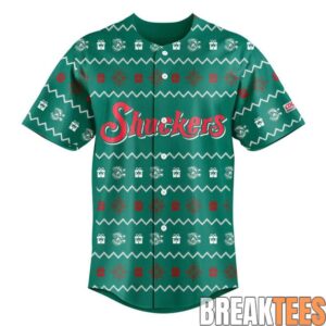 Biloxi Shuckers x Christmas In July 2026 Limited Edition Baseball Jersey 1 Biloxi Shuckers x Christmas In July 2026 Limited Edition Baseball Jersey 1