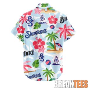 Biloxi Shuckers x Christmas in July 2026 Special Hawaiian Shirt 1 Biloxi Shuckers x Christmas in July 2026 Special Hawaiian Shirt 1