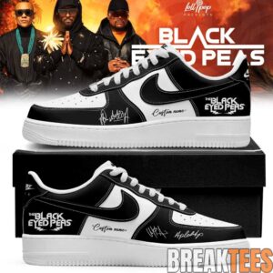 Black Eyed Peas Summer Tour 2026 Signature Custom Air Force 1 Shoes